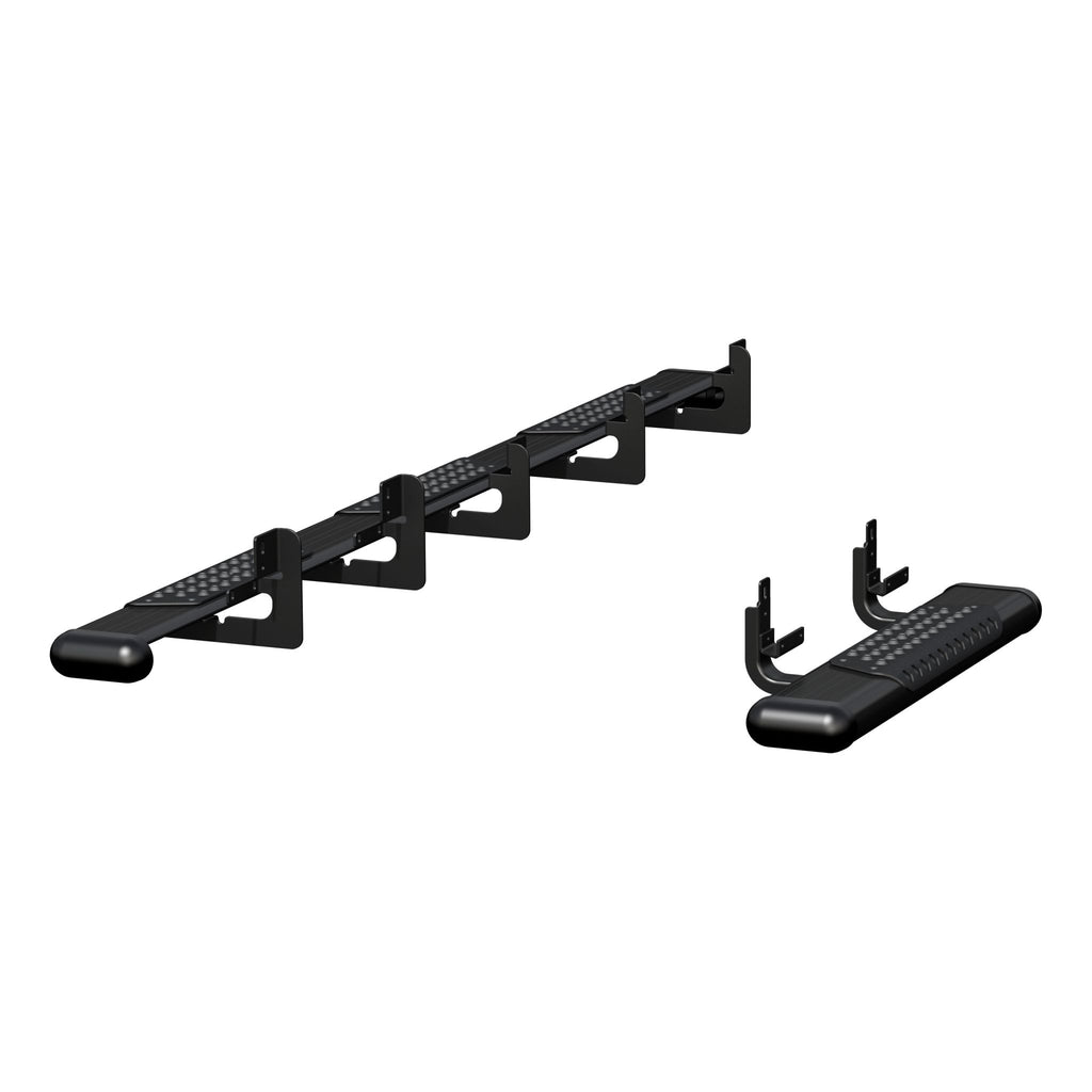 O-Mega II 6" x 36" 100" Black Aluminum Side Steps Select Sprinter