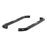 3" Round Black Steel Side Bars Select Toyota 4Runner
