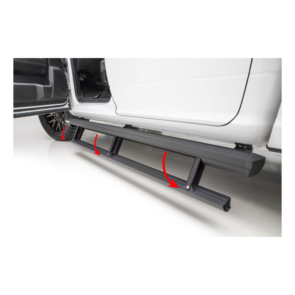 ActionTrac 87.6" Powered Running Boards Select Ram 1500 Crew Cab