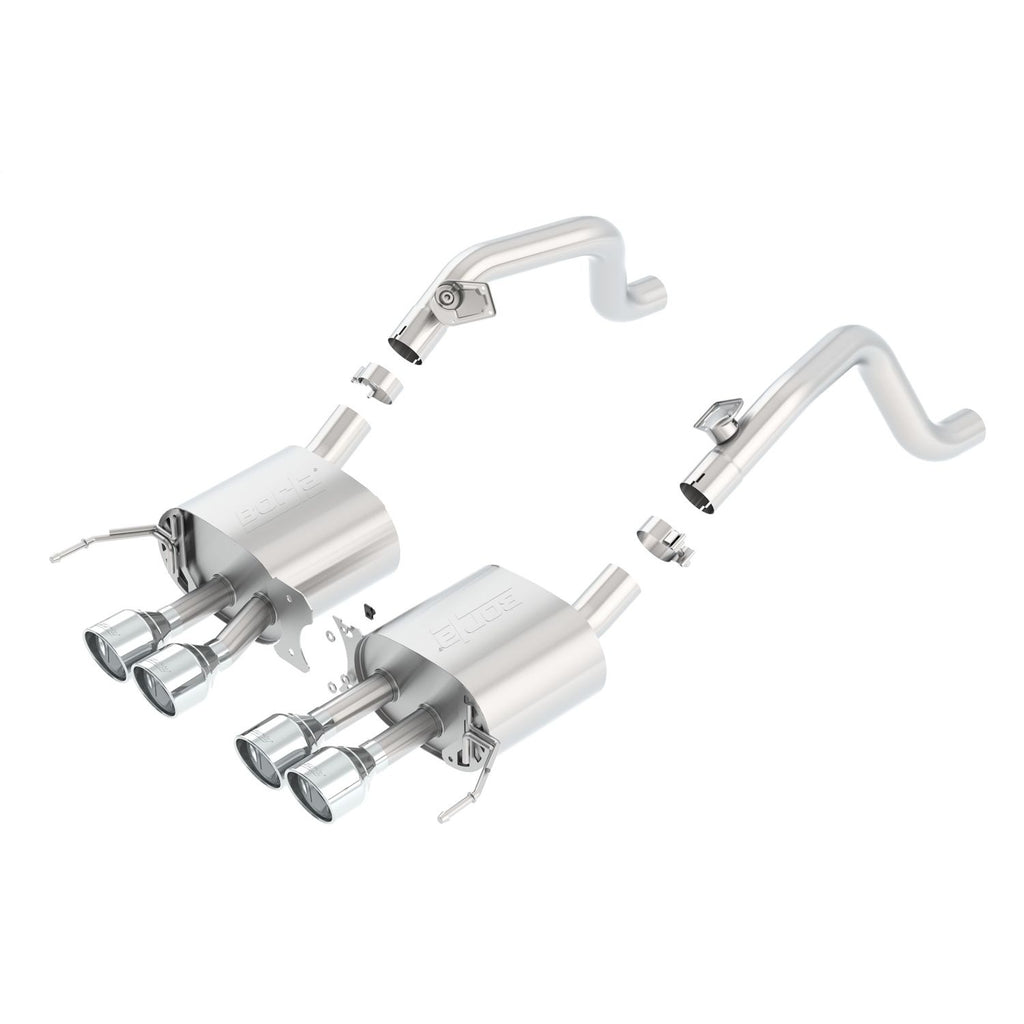Borla 11880 | Borla S-Type Axle-Back Exhaust System for 2014-2019 Chevrolet Corvette (C7) 6.2L V8 Automatic; Manual Transmission; Rear Wheel Drive 2 Door WITHOUT NPP Dual Mode Exhaust.