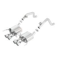 Borla 11880 | Borla S-Type Axle-Back Exhaust System for 2014-2019 Chevrolet Corvette (C7) 6.2L V8 Automatic; Manual Transmission; Rear Wheel Drive 2 Door WITHOUT NPP Dual Mode Exhaust.