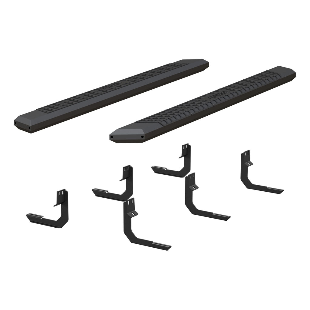 AdvantEDGE 5-1/2" x 75" Black Aluminum Side Bars Select Nissan Titan