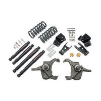 BELLTECH 967ND LOWERING KITS  Front And Rear Complete Kit W/ Nitro Drop 2 Shocks 1975-1991 Chevrolet Silverado C30 1 Ton (Crew Cab & Dually Only) 3 in. F/4 in. R drop W/ Nitro Drop II Shocks