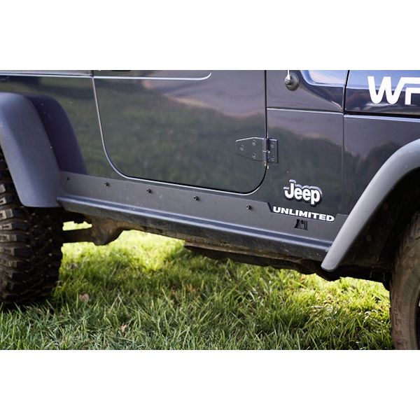 Heavy Duty Side Rocker Guards; 04-06 Jeep Wrangler Unlimited LJ