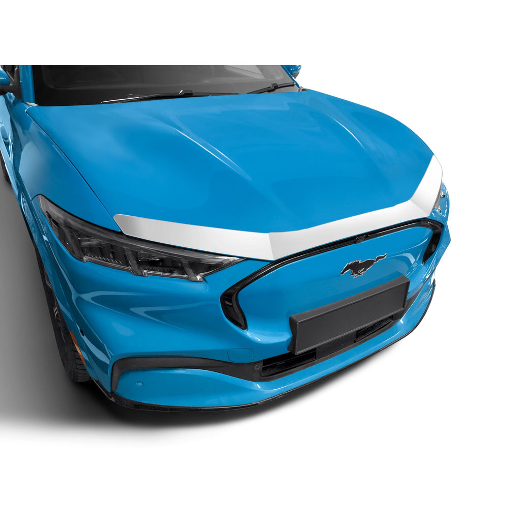 Auto Ventshade 622178 Aeroskin Flush Mount Chrome Hood Protector for 21-22 Ford Mustang Mach-E