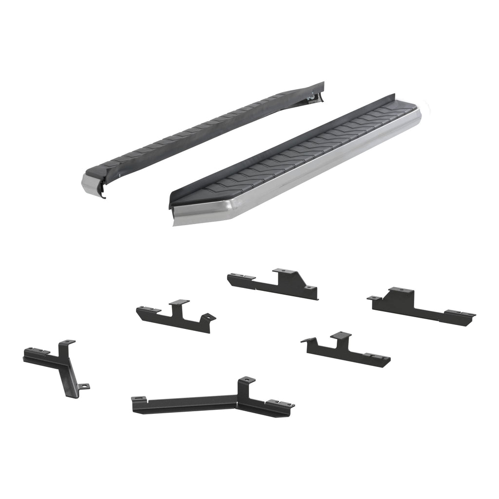 AeroTread 5" x 73" Polished Stainless Running Boards Select Equinox Terrain