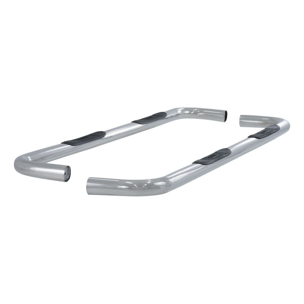 3" Round Polished Stainless Side Bars Select Dodge Ram 2500 3500