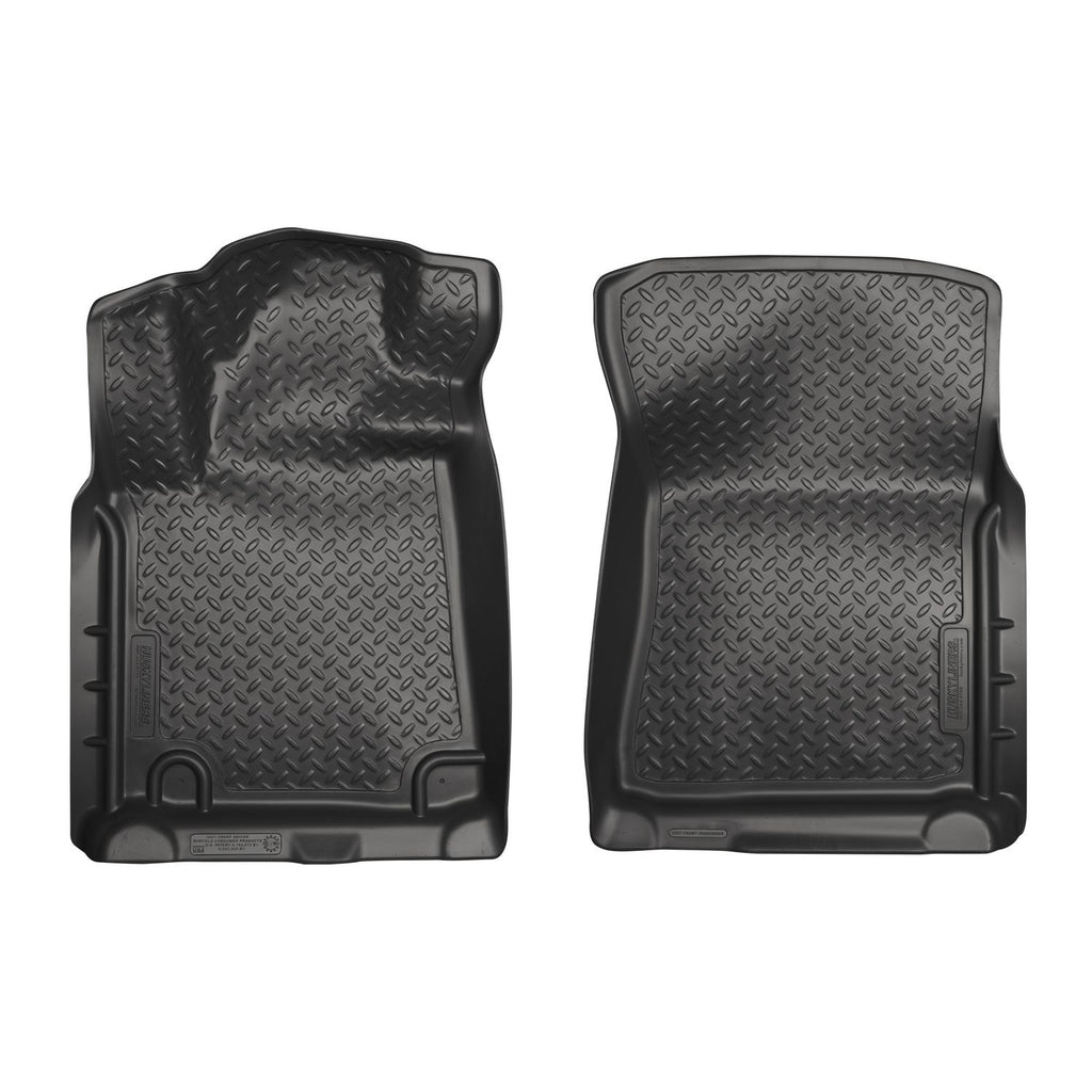Husky Liners 35571 | Husky Liners Front Floor Liners, Fits 10-15 TUNDRA/SEQUOIA CUSTOM MOLDED FRONT FLOOR LINERS BLACK