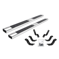 Go Rhino - 6862404387PS - 6in OE Xtreme II Stainless SideSteps Kit - 87in Long + Brackets (Diesel Only)
