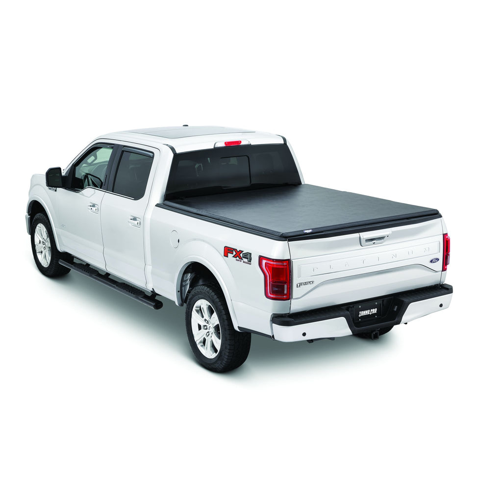 Tonno Pro HF-366 Black Hard Fold Tri-Folding Truck Bed Tonneau Cover for 1999-2016 Ford F-250/F-350/F-450 | Fits 6.8 Ft. Bed