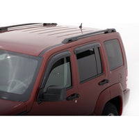 Auto Ventshade 94964 Original Ventvisor Side Window Deflector Dark Smoke 4-Piece Set for 2008-2014 Jeep Liberty