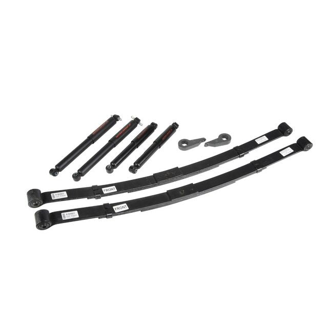 BELLTECH 638ND LOWERING KITS  Front And Rear Complete Kit W/ Nitro Drop 2 Shocks 1995-1997 Chevrolet S10/S15 Blazer (4WD) 1 in. or 3 in. F/3 in. R drop W/ Nitro Drop II Shocks