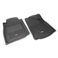 Rugged Ridge 82904.15 | Floor Liners, Front, Black; 12-16 Toyota Tacoma