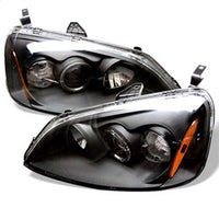 ( Spyder ) - LED Halo - Amber Reflector - Black - High H1 (Included) - Low H1 (Included)