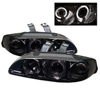 ( Spyder ) - LED Halo - Amber Reflector - Smoke - High H1 (Included) - Low H1 (Included)