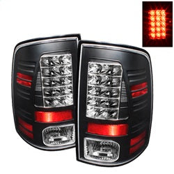 ( Spyder ) - LED Tail Lights - Incandescent Model only - Black