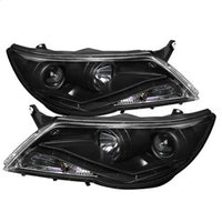 ( Spyder ) - Projector Headlights - DRL - Black - High H1 (Included) - Low H7 (Included)