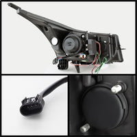 ( Spyder ) - Projector Headlights - Light Tube DRL - Chrome - High H1 (Included) - Low H7 (Included)