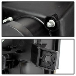 ( Spyder ) - Projector Headlights - Factory Xenon Model Only ( Not Compatible With Halogen Model ) - Light Bar DRL - Chrome - High/Low D3S (Not Included)