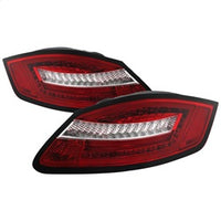 ( Spyder ) - LED Tail Lights - Red Clear