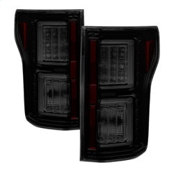 ( Spyder ) - Light Bar LED Tail Lights - Black Smoke