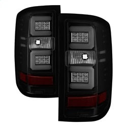 ( Spyder ) - Light Bar LED Tail Lights - Black Smoke