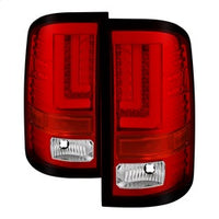 ( Spyder ) - Light Bar LED Tail Lights - Red Clear