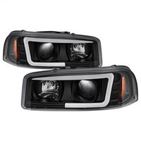 ( Spyder ) - Version 2 Projector Headlights - Light Bar DRL - Black