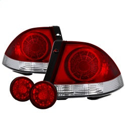 ( Spyder ) - LED Tail Lights - Red Clear