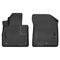 Husky Liners 13871 | Husky Liners Front Floor Liners, Fits 19-C SANTA FE BLACK FRONT FLOOR LINERS