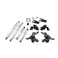 BELLTECH 695SP LOWERING KITS  Front And Rear Complete Kit W/ Street Performance Shocks 1988-1991 Chevrolet Silverado/Sierra C1500 (Std Cab ext 454 SS) 2 in. F/4 in. R drop W/ Street Performance Shocks