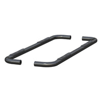 3" Round Black Steel Side Bars Select Chevrolet Silverado GMC Sierra 1500