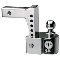 Flash ISBM adj. alum. Ball mount, 6" drop 7" rise, w. tongue wt. scale