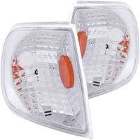 ANZO USA-521012 | Cornering Light Assembly; Euro; Clear Lens; Chrome Housing; Amber Reflector;Pair