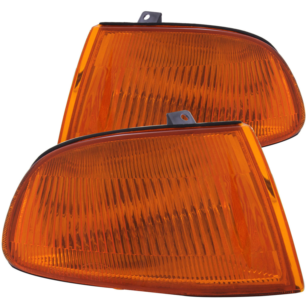 ANZO USA-521019 | Cornering Light Assembly; Euro; Amber Lens;Pair