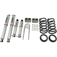 BELLTECH 627SP LOWERING KITS  Front And Rear Complete Kit W/ Street Performance Shocks 1998-2003 Chevrolet Blazer/Jimmy 6 cyl. (except Extreme) 2 in. or 3 in. F/3 in. R drop W/ Street Performance Shocks