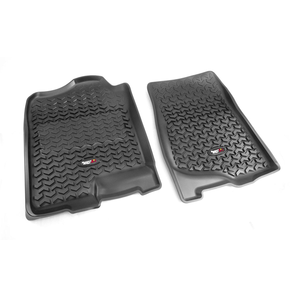 Rugged Ridge 82901.01 | Floor Liners, Front, Black; 07-14 GM Fullsize Pickup/SUV