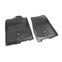 Rugged Ridge 82901.01 | Floor Liners, Front, Black; 07-14 GM Fullsize Pickup/SUV