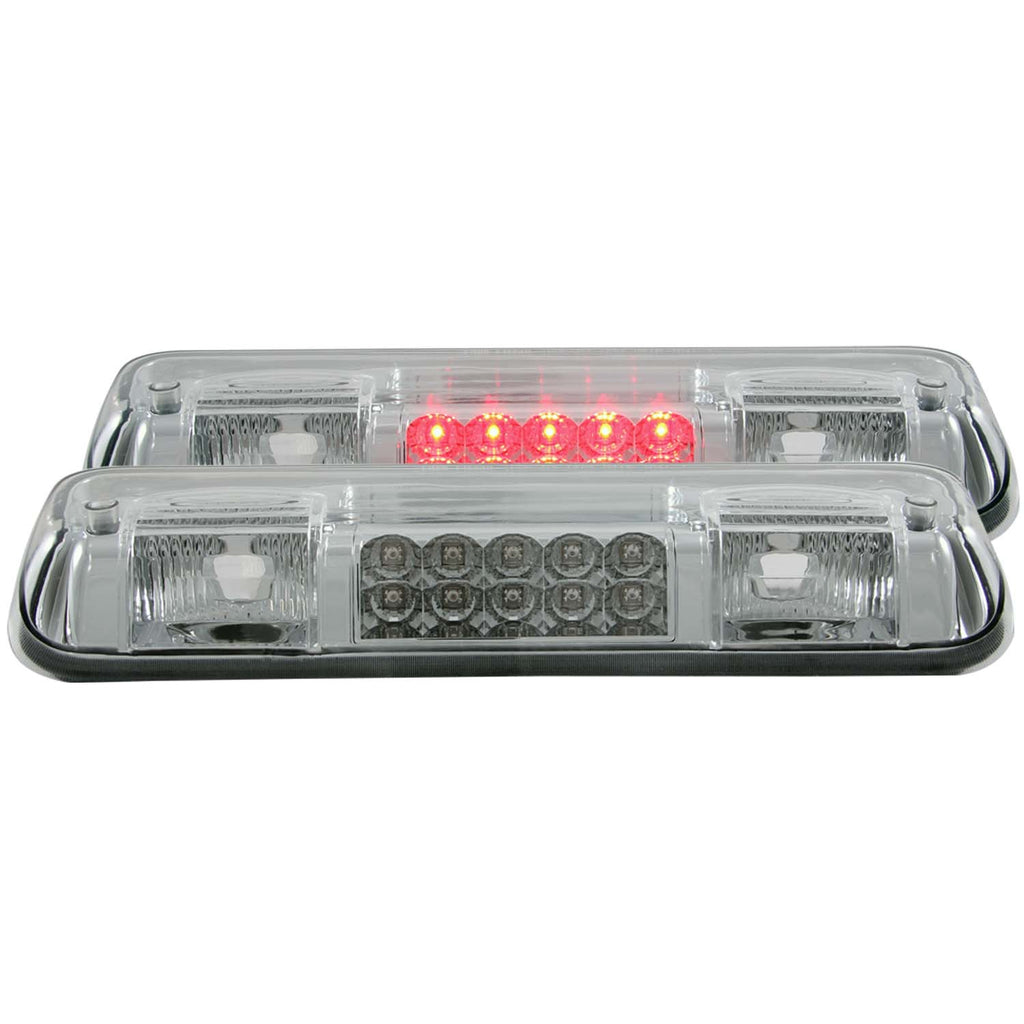 ANZO USA-531008 | Third Brake Light Assembly; LED; Clear Lens; Chrome Housing;