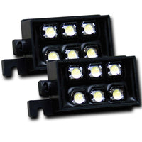 ANZO USA-531049 | LED Bed Rail Auxiliary Light; Incl. 2 Strands Of Lights; 4 Pod Per Strand;