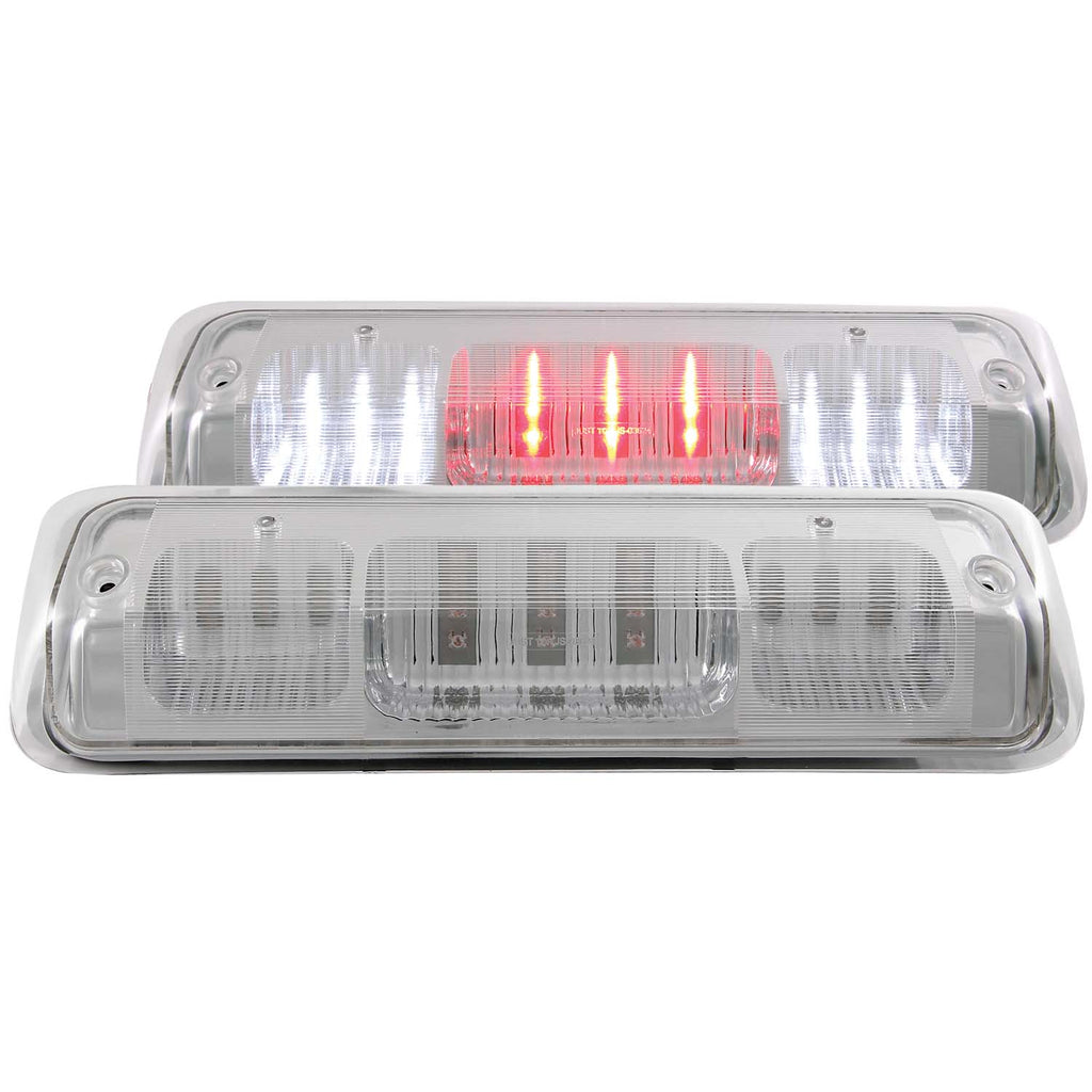 ANZO USA-531070 | Third Brake Light Assembly; LED; Clear Lens; Chrome Housing; B-Series;