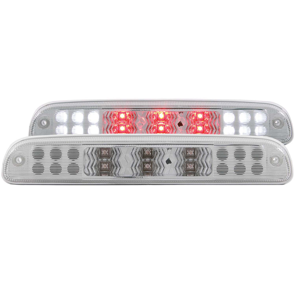 ANZO USA-531076 | Third Brake Light Assembly; LED; Clear Lens; Chrome Housing; B-Series;