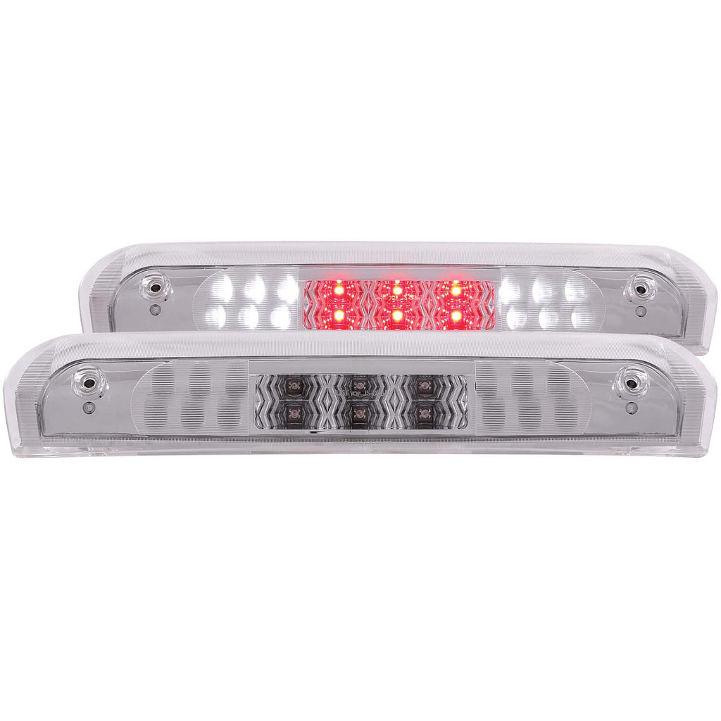 ANZO USA-531080 | Third Brake Light Assembly; LED; Clear Lens; Chrome Housing; B-Series;