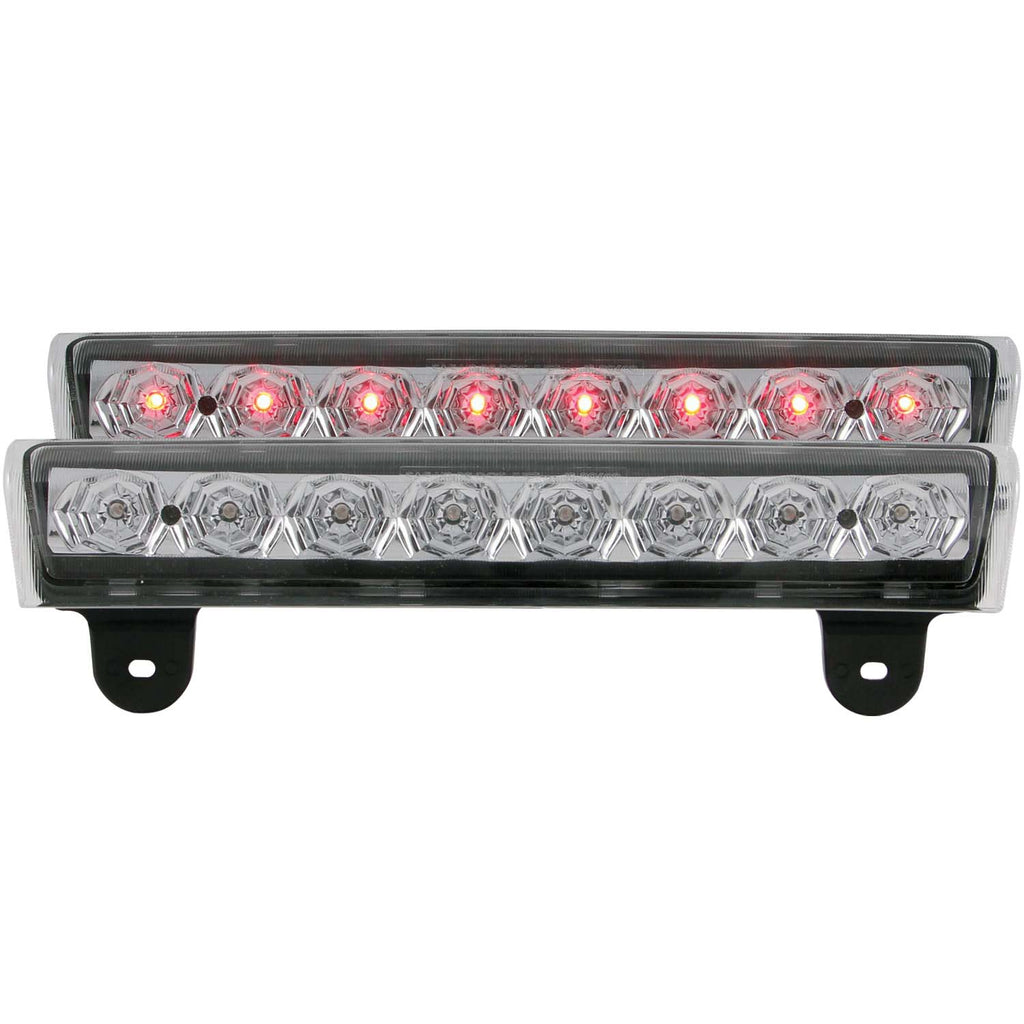 ANZO USA-531086 | Third Brake Light Assembly; LED; Clear Lens; Black;