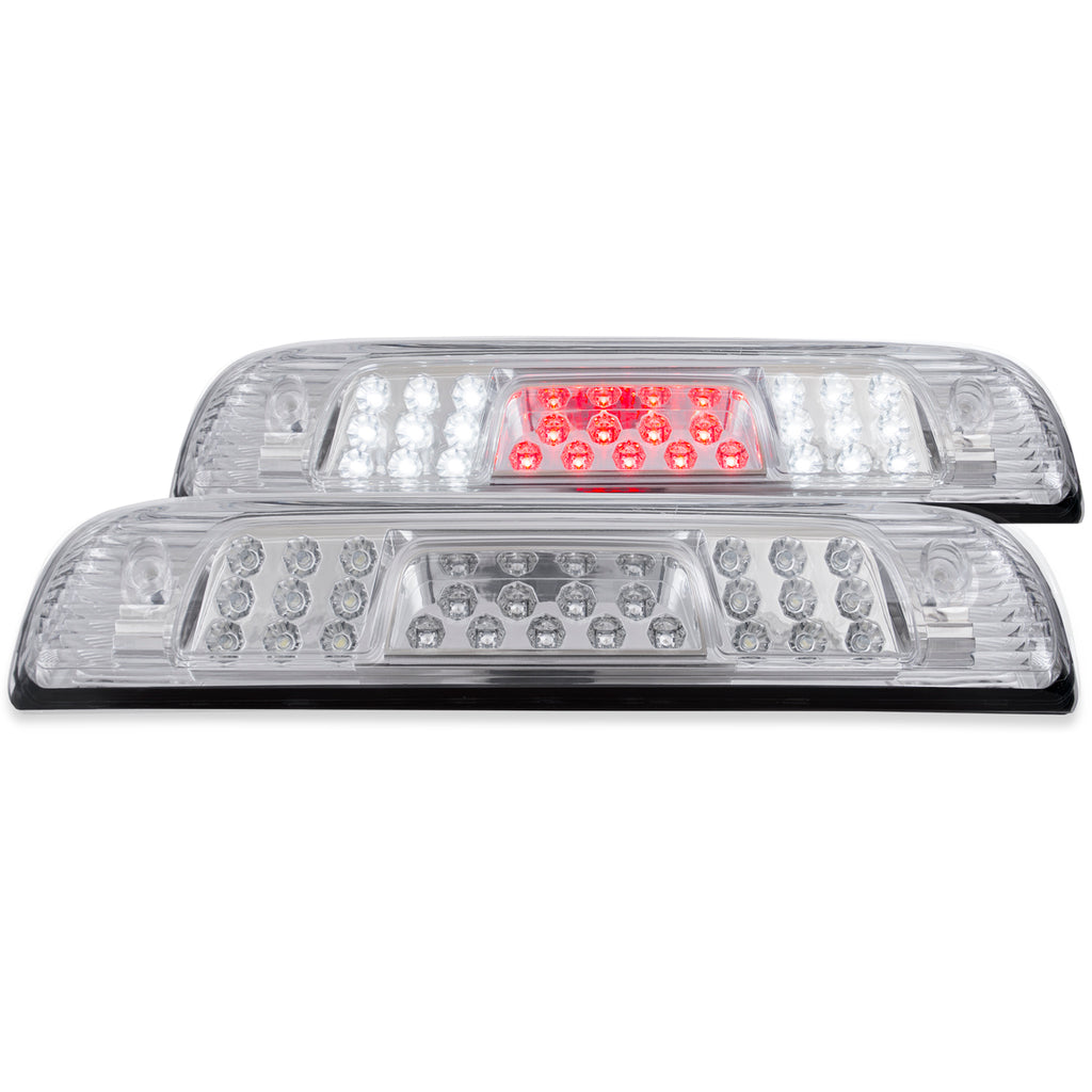 ANZO USA-531098 | Third Brake Light Assembly; LED; Clear Lens; Chrome Housing;