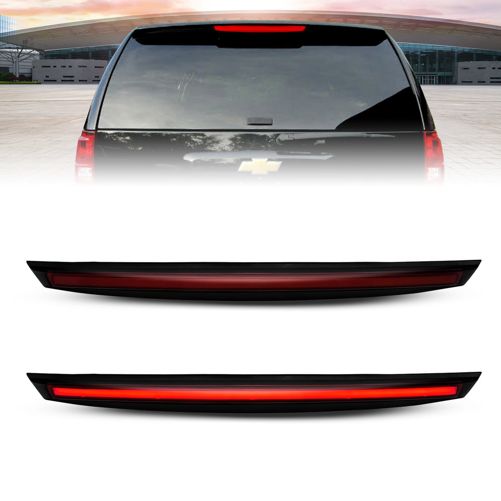 ANZO USA-531109 | Third Brake Light Assembly; LED; Black Housing; Smoke Lens, W/ Spoiler; PC