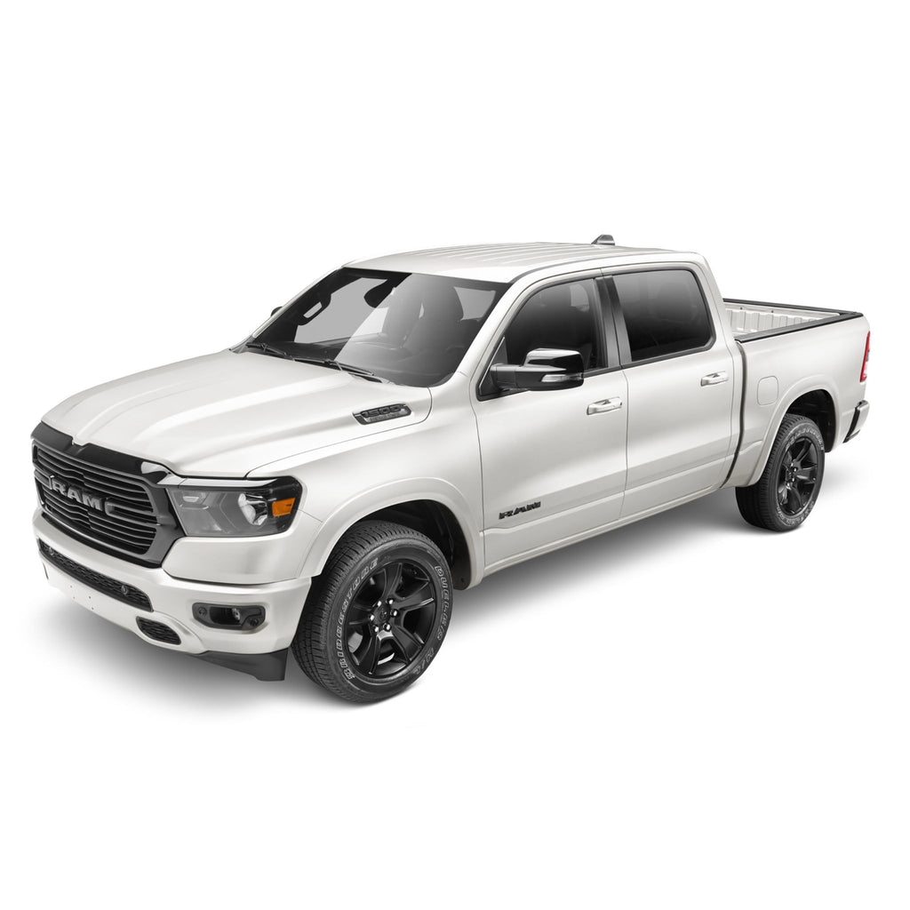 Bushwacker 50928-25 OE Style Color Matched Ivory Pearl Tri-Coat 4-Piece Fender Flare Set for 2019 Ram 1500 (Excl Rebel)