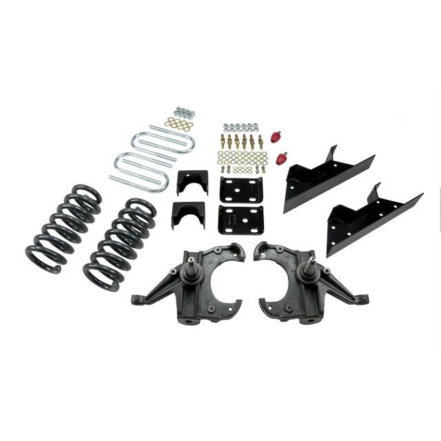 BELLTECH 705 LOWERING KITS  Front And Rear Complete Kit W/O Shocks 1973-1987 Chevrolet C10 (1 in. Rotor) 4 in. F/6 in. R drop W/O Shocks
