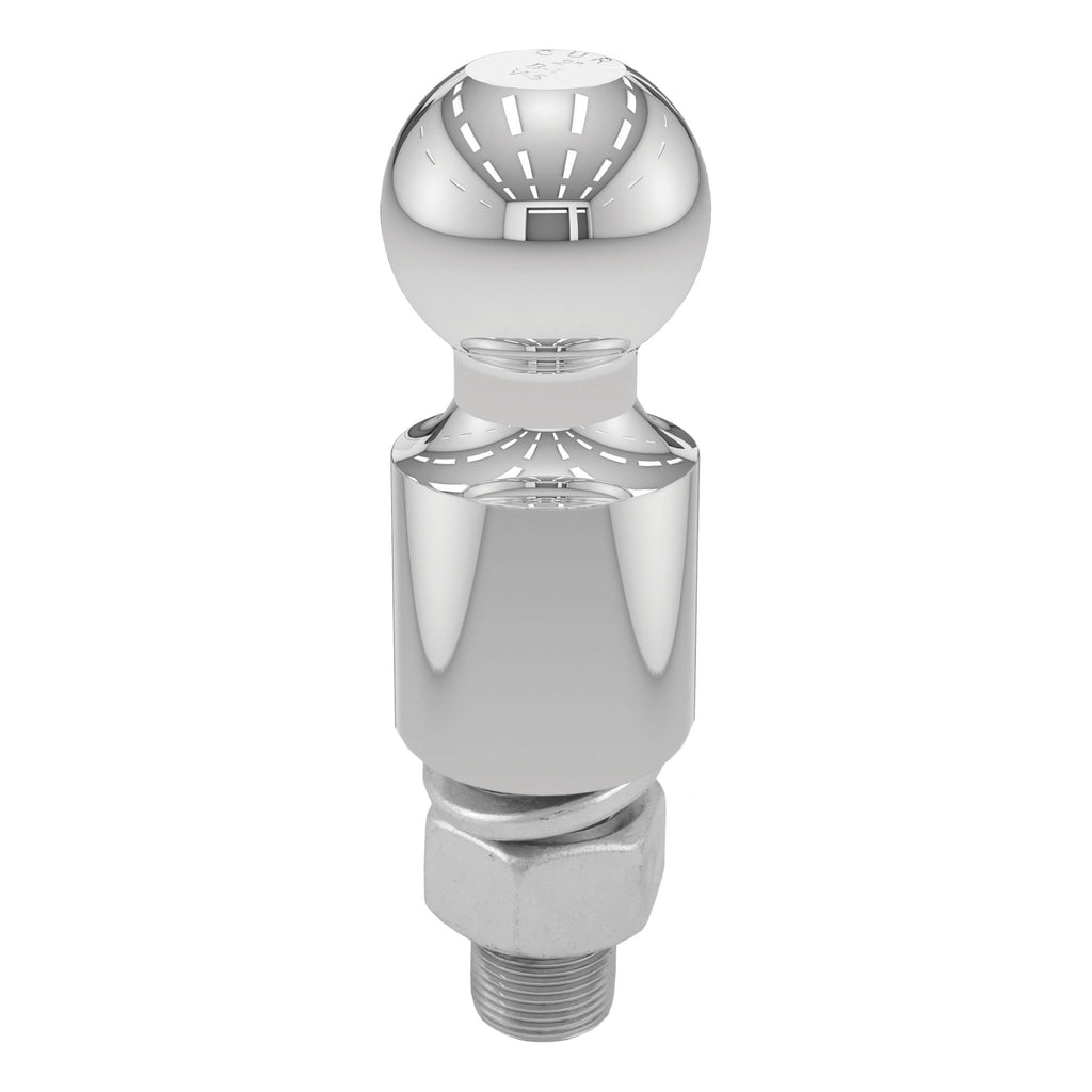 2" Trailer Ball (1" x 2-1/8" Shank 2" Rise 6000 lbs. Chrome)