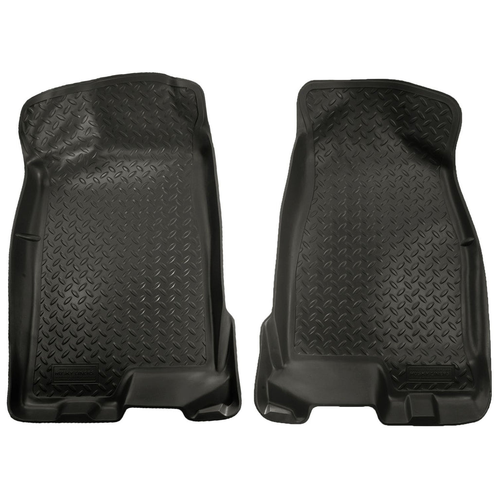 Husky Liners 32511 | Husky Liners Front Floor Liners, Fits 04-12 COLORADO/CANYON CREW CAB, 06-07 ISUZU I350/I370 CREW CAB 2ND FRONT FLOOR LINER BLACK